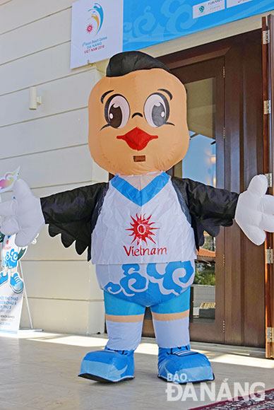 Mascot của ABG 5 với hình tượng chim yến, một loài chim đặc trưng của duyên hải miền Trung.