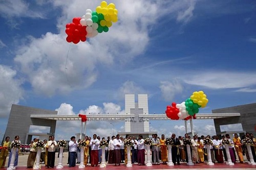 Opening ceremony of the Thilawa Special Economic Zone.