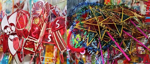  Colourful handmade lanterns