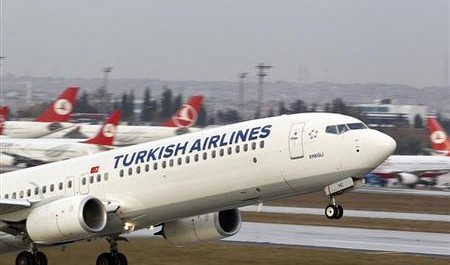 A Turkish Airlines plane takes off at Ataturk International Airport in Istanbul November 30, 2012. Reuters