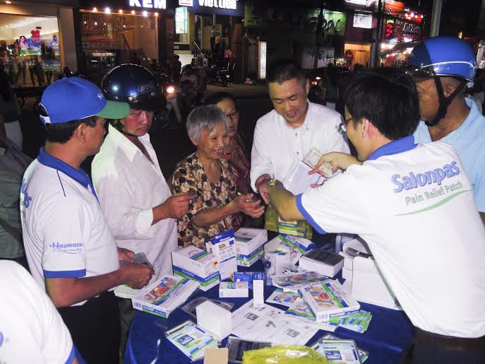 Chương trình mang đến nhiều thông tin thiết thực về sức khỏe cho khách hàng. 