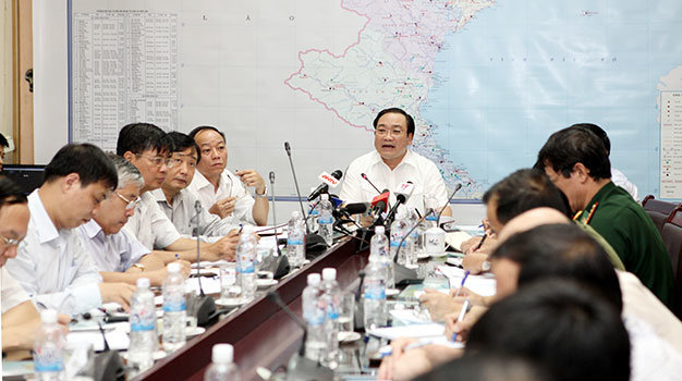 Phó Thủ tướng Hoàng Trung Hải yêu cầu phòng chống bão theo phương án xấu nhất 