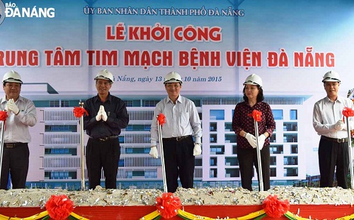 The ground-breaking ceremony