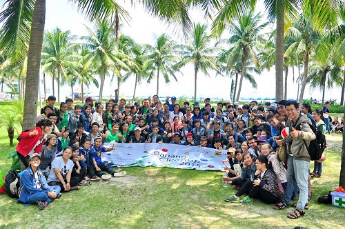 Volunteer participants at the event (Photo: Internet) 