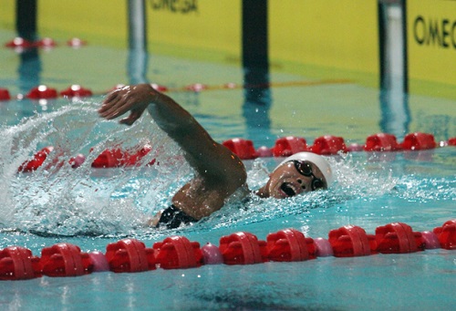 Star swimmer Anh Vien