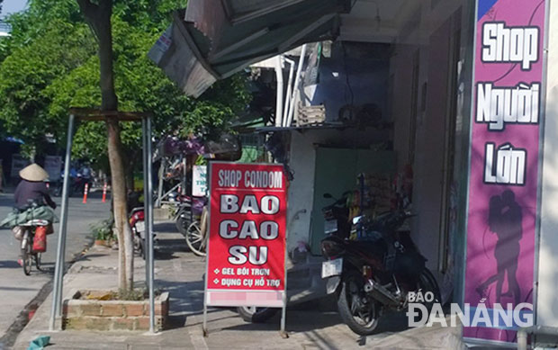 Shop bao cao su mọc lên ngày càng nhiều.