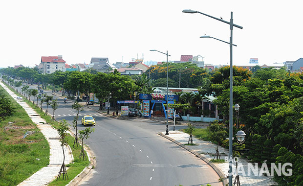 Nhờ làm tốt công tác cán bộ, quận Cẩm Lệ đã tạo được cơ sở vững chắc cho sự phát triển kinh tế - xã hội. TRONG ẢNH: Một góc quận Cẩm Lệ hôm nay.