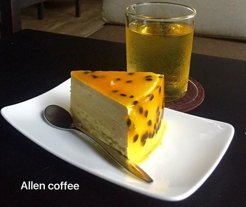  … and passion-fruit cake