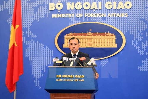 Foreign Ministry Spokesman Le Hai Binh (Source: VNA)