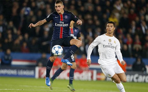 PSG và Real hòa nhau 0-0 ở trận lượt đi (Ảnh: Getty Images)