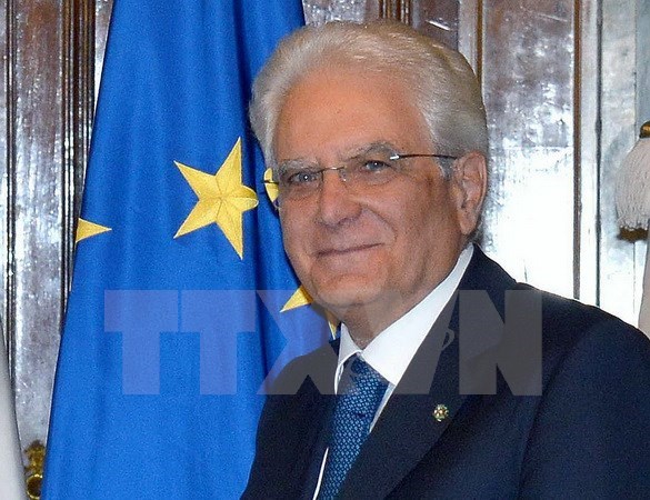 Italian President Sergio Mattarella. (Source: VNA)