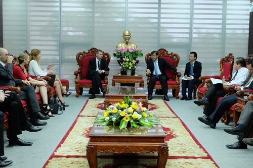 The reception in progress (Source: danang.gov.vn)