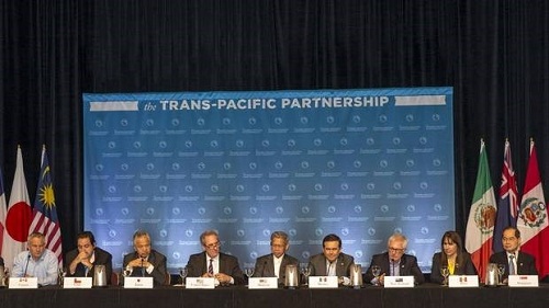 Ministers of TPP negotiating countries at a press conference in Maui, Hawaii (Source:Reuters/VNA)