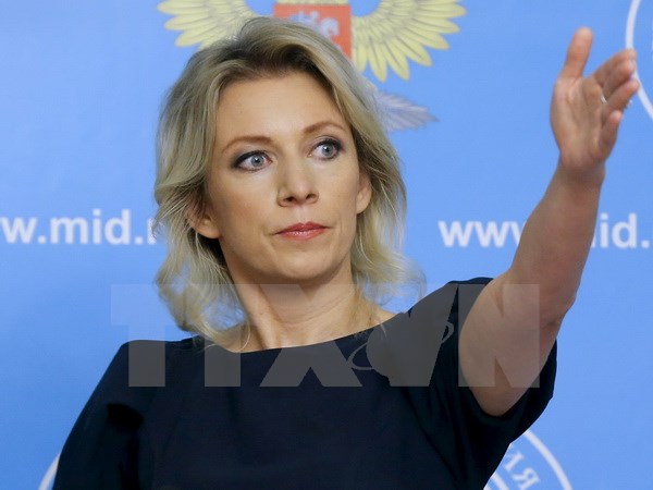 Người phát ngôn Bộ Ngoại giao Nga Maria Zakharova. (Nguồn: Reuters/TTXVN)