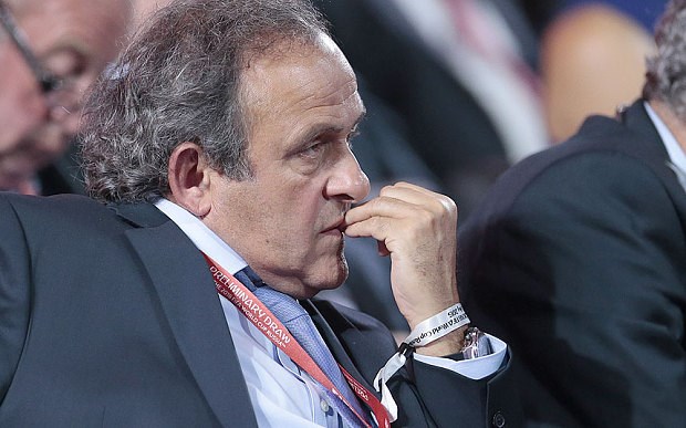 Michel Platini đang trong thời gian bị đình nhiệm 90 ngày nên không được tham gia ứng cử vị trí Chủ tịch FIFA. (Ảnh: AP)