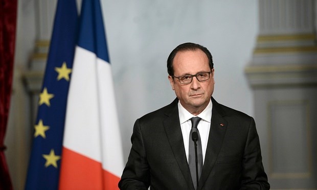 Tổng thống Pháp Francois Hollande (Nguồn: AFP)