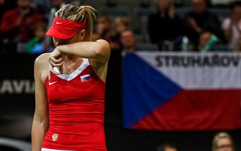 Một mình Sharapova là không đủ với ĐT Nga. (Ảnh: Getty). 