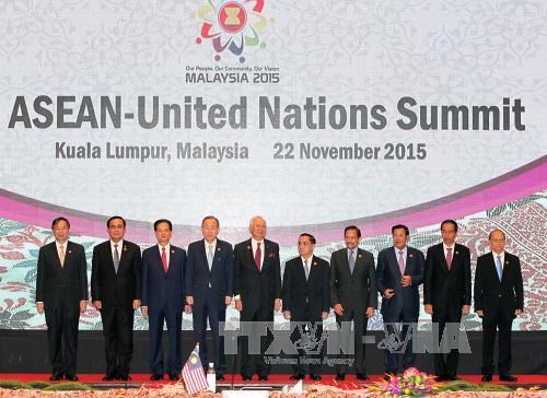 UN Secretary General Ban Ki-moon and delegates in the Summit. (Source: VNA)