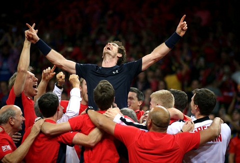 Murray kết thúc mùa giải Davis Cup 2015 với thành tích cực kỳ thuyết phục: toàn thắng 8 trận, ngang với những huyền thoại như John McEnroe và Mats Wilander