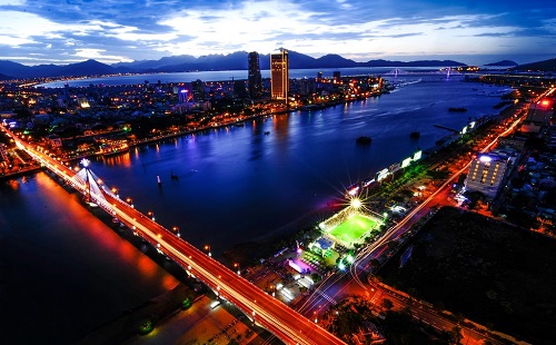 The beauty of Da Nang at night (Photo: Internet)