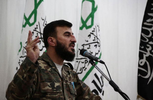 Cái chết của ông Zahran Alloush, thủ lĩnh phong trào Jaish al-Islam, đe dọa đàm phán hòa bình vào tháng 1 tới. 		Ảnh: AFP