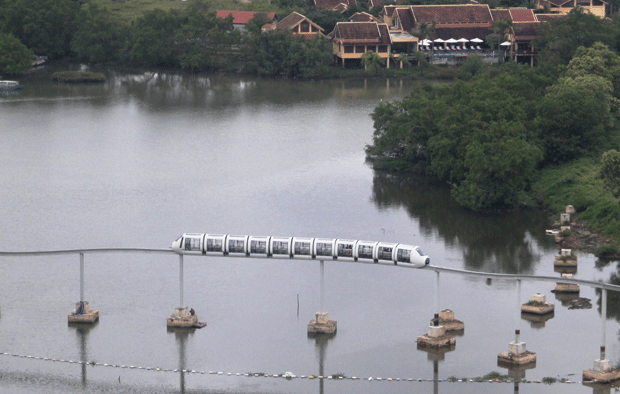 Monorail là hệ thống hiện đại nhất hiện nay hoạt động trên cơ chế sử dụng năng lượng sạch cùng công nghệ tái tạo năng lượng thân thiện với môi trường