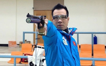 Marksman Hoang Xuan Vinh (Photo: VNA)