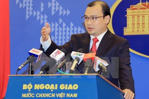 Spokesman for the Vietnamese Ministry of Foreign Affairs Le Hai Binh (Photo: VNA)