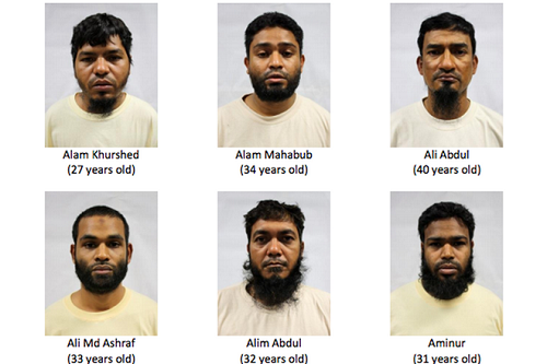 Six among the arrested (Source: MHA)