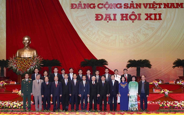 Đoàn đại biểu Đà Nẵng chụp ảnh chung với lãnh đạo Đảng, Nhà nước.