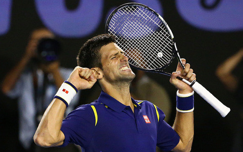 Djokovic đã có chiến thắng ấn tượng trước Federer. (Ảnh: Getty). 