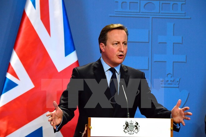 Thủ tướng Anh David Cameron. (Nguồn: AFP/TTXVN)