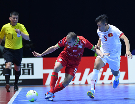 Tajikistan không phải là đối thủ của đội tuyển futsal Việt Nam