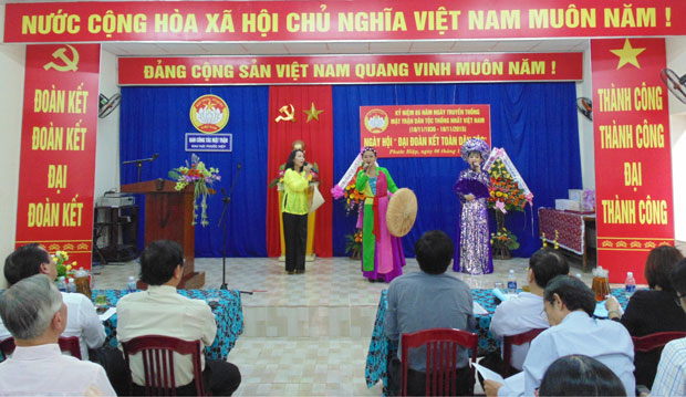 Ngày hội Đại đoàn kết toàn dân tộc năm 2015 tại khu dân cư Phước Hiệp, phường Nam Dương, quận Hải Châu.