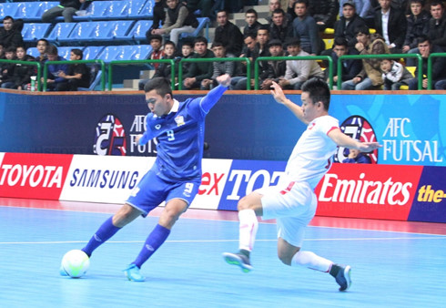 ĐT Futsal Việt Nam tiếp tục thua Thái Lan. (Ảnh; AFC).