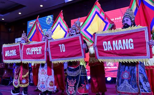 A Vietnamese traditional dance of welcome