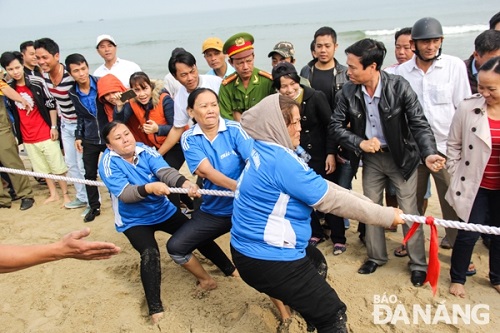   The tug-of-war competition