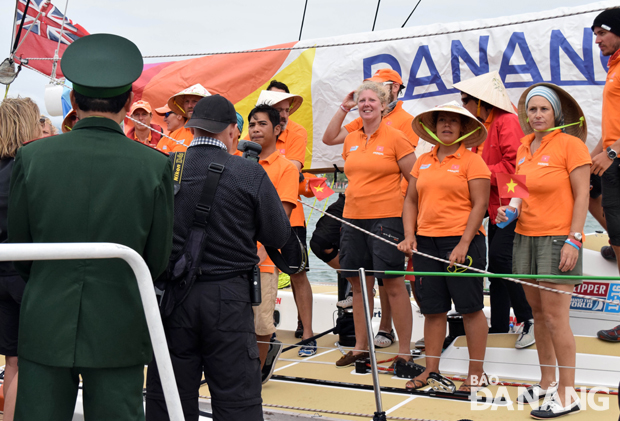 Sự nồng hậu của chính quyền và người dân Đà Nẵng đã tạo ấn tượng tốt đẹp ngay từ đầu với toàn bộ thành viên Clipper Race 2015-2016.             Ảnh: ANH VŨ