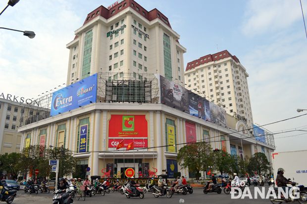 Big C Đà Nẵng, một trong những trung tâm mua sắm lớn, hiện đại trên địa bàn quận Thanh Khê.