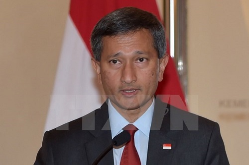 Singaporean Foreign Minister Vivian Balakrishman (Photo: AFP/VNA)