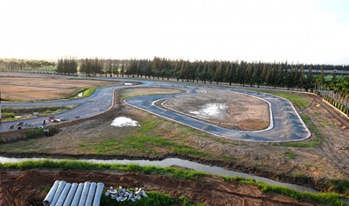 A corner of the HappyLand Circuit is seen in this photo provided by the developer, Khang Thong Group.