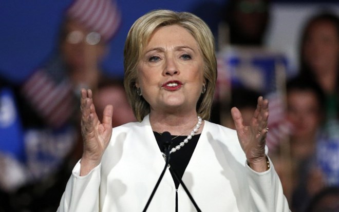 Ứng cử viên Đảng Dân chủ Hillary Clinton. (Nguồn: Reuters