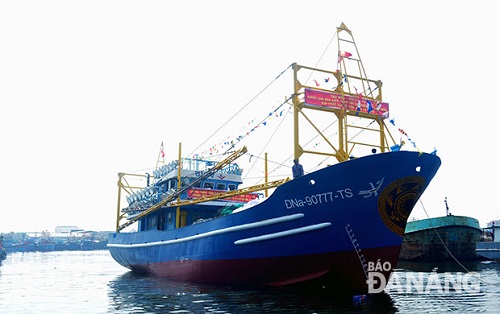  Steel-hulled fishing boat DNa 90777 TS