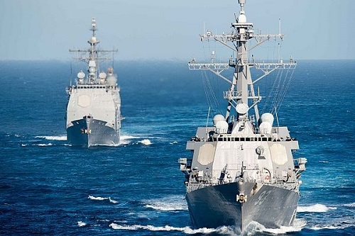 Ships of the US Navy are participating in a composite training unit exercise (Photo: US.Navy)