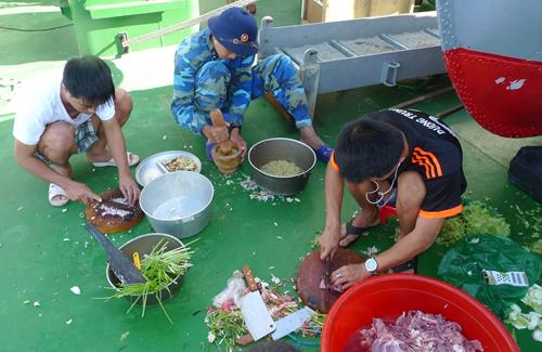 Some of the ship’s cooks 