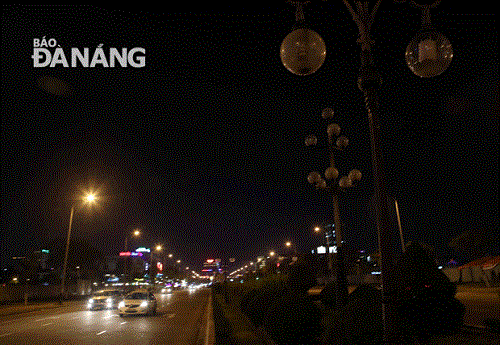 Pham Van Dong Street during Earth Hour 2016