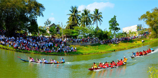 Sông quê ngày hội - Võ Văn Ánh