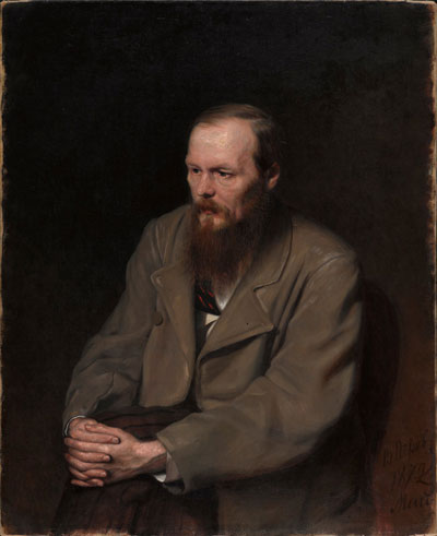 Nhà văn Fyodor Dostoevsky - Tranh của  Vasily Perov (1872)