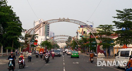 A beautiful local street