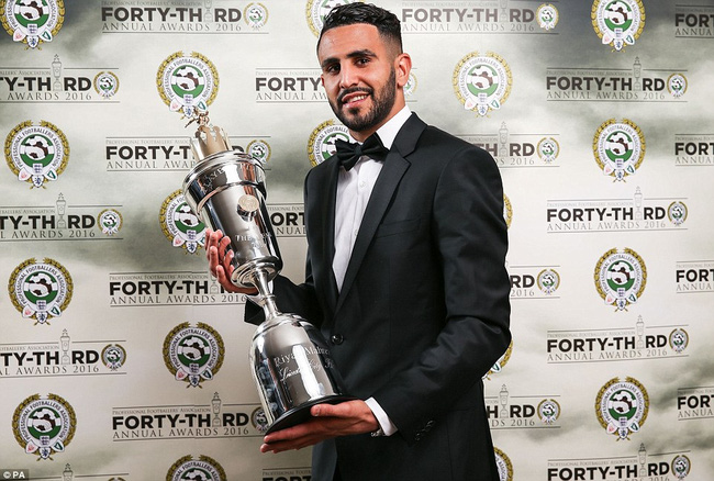 Mahrez nhận giải Cầu thủ xuất sắc nhất Ngoại hạng Anh 2015